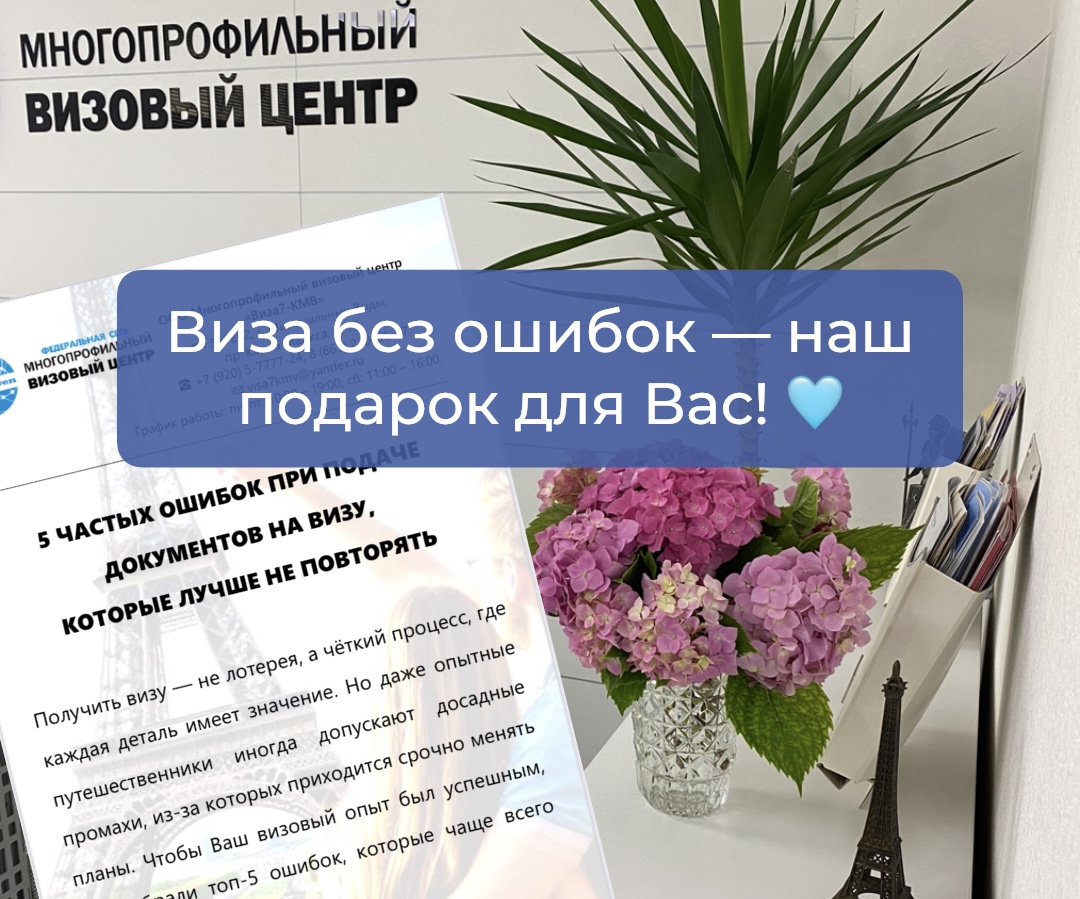 Виза без ошибок — наш подарок для вас!